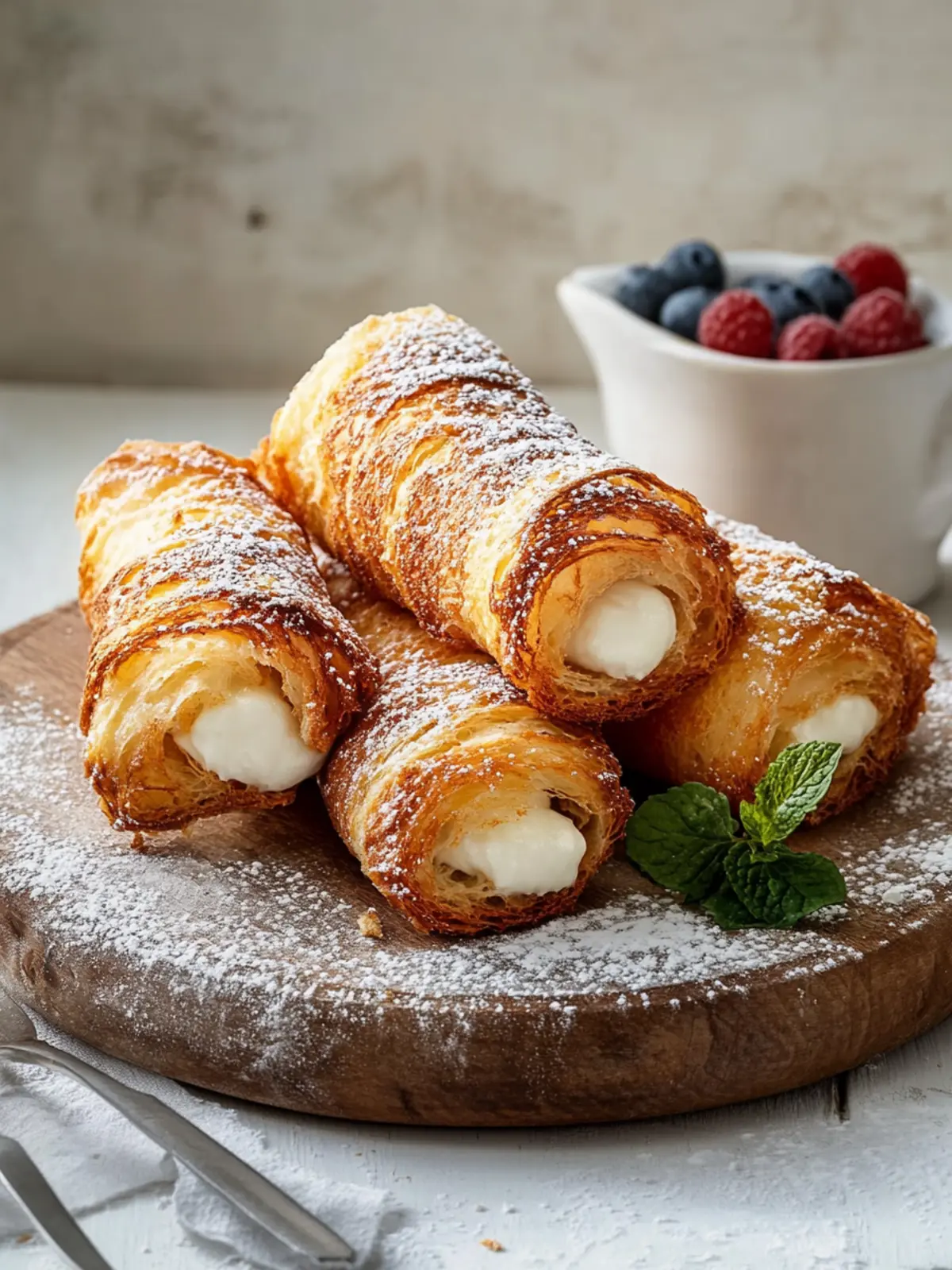 Französische Toast-Rollen – Süß oder herzhaft genießen 3 Französische Toast-Rollen