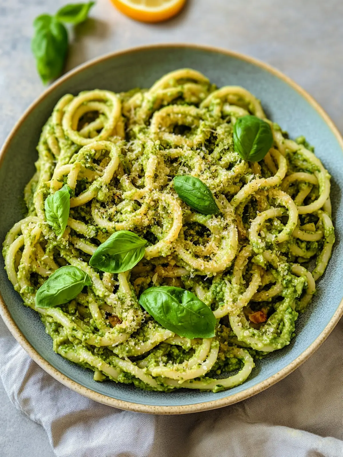Cremige Avocado Pesto Pasta: Schneller Genuss für jeden Tag 5 Cremige Avocado Pesto Pasta