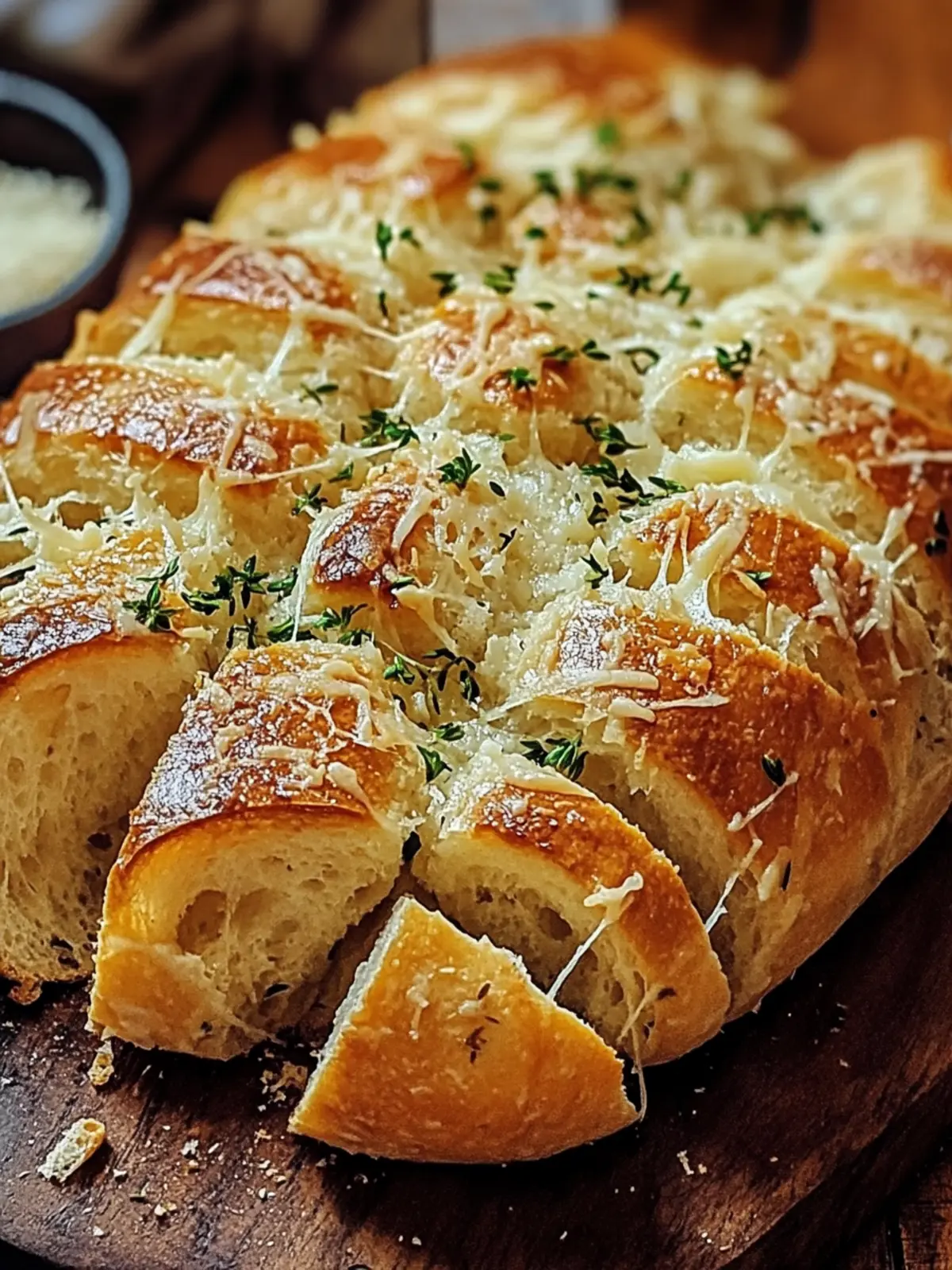 Knoblauch Parmesan Zupfbrot Rezept: Einfach unwiderstehlich lecker 5 Knoblauch Parmesan Zupfbrot Rezept