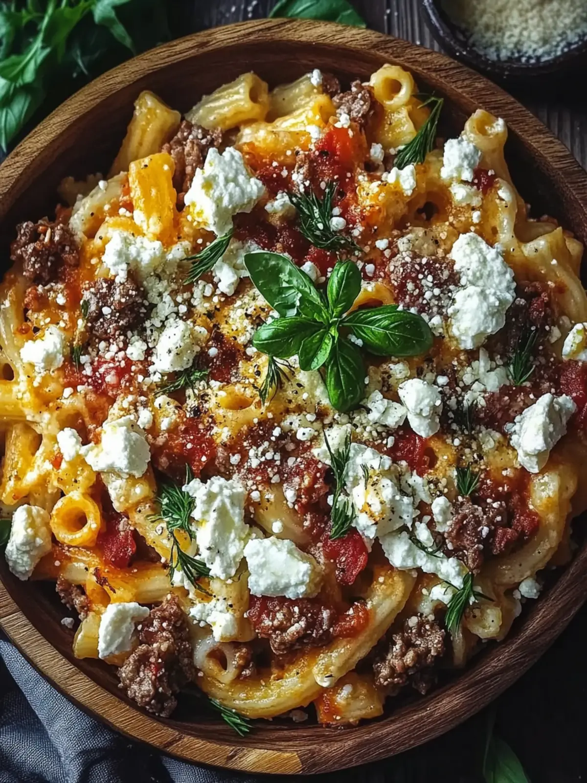 Griechischer Nudel-Auflauf mit Feta und Hackfleisch für Genießer 5 Griechischer Nudel-Auflauf mit Feta und Hackfleisch
