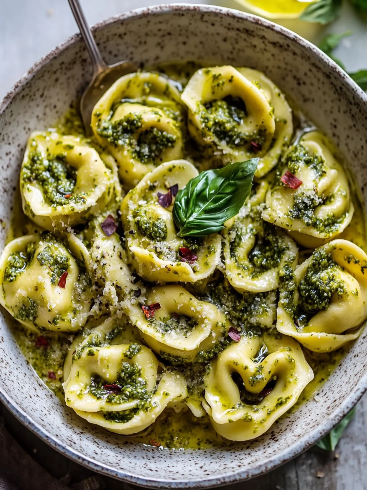 Knoblauch-Pesto-Tortellini-Auflauf: Komfort Food für Seele 5 Knoblauch-Pesto-Tortellini-Auflauf