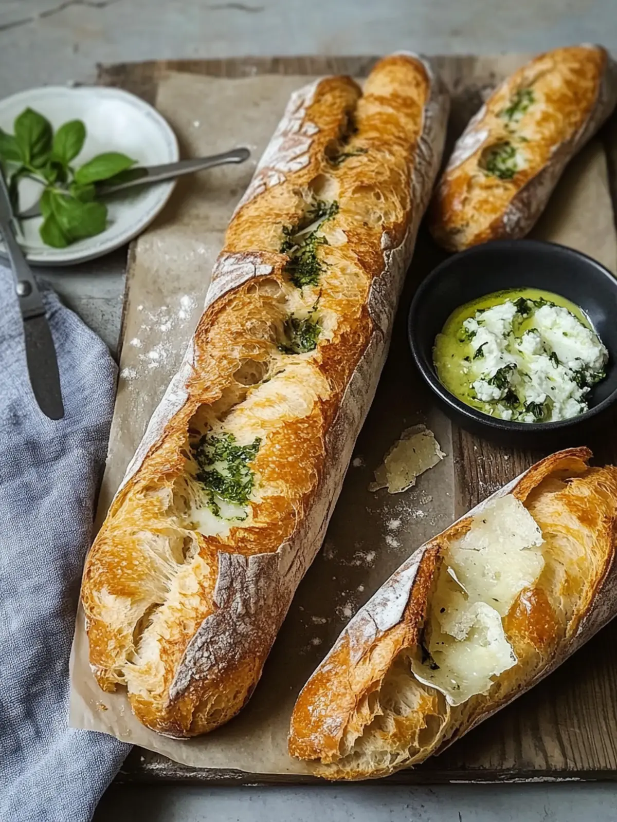 Baguette ohne Knete: Einfach, knusprig und unwiderstehlich 2 Baguette ohne Knete