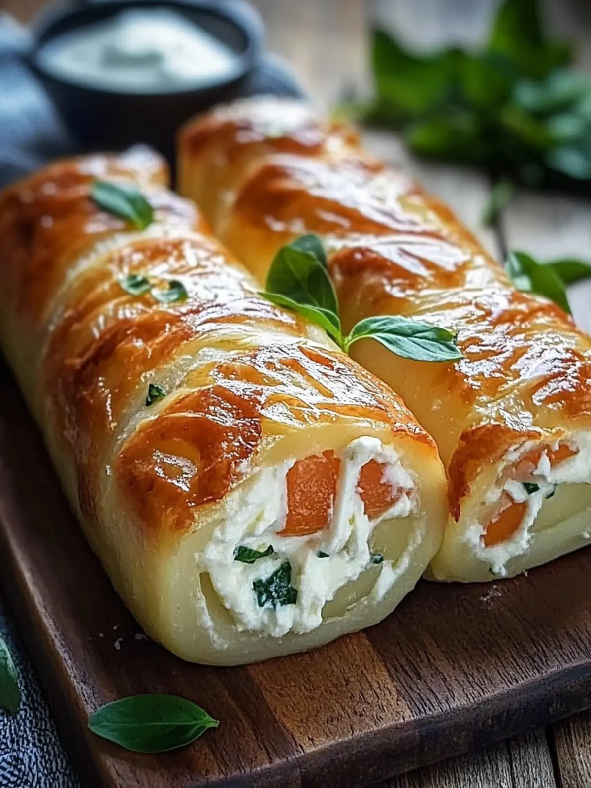 Kartoffelrolle mit Frischkäsefüllung für gemütliche Abende 2 Kartoffelrolle mit Frischkäsefüllung