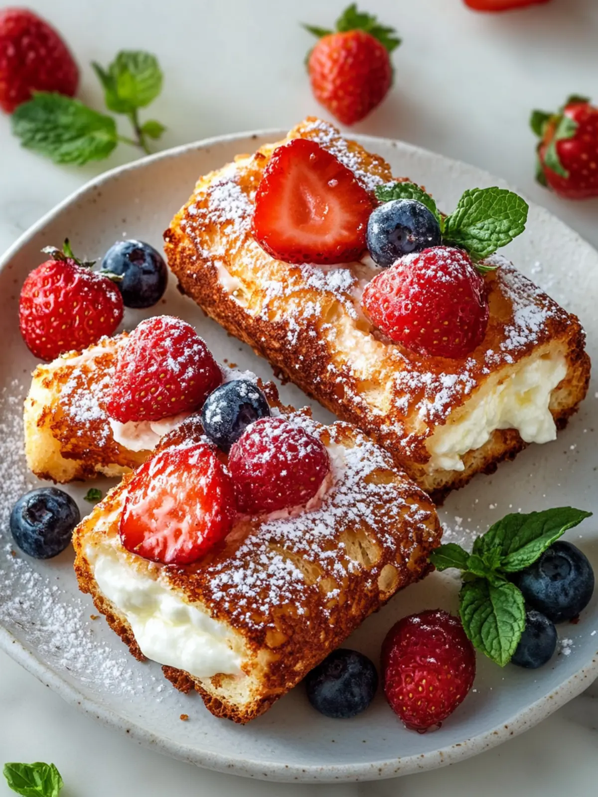Französische Toast-Rollen – Süß oder herzhaft genießen 2 Französische Toast-Rollen