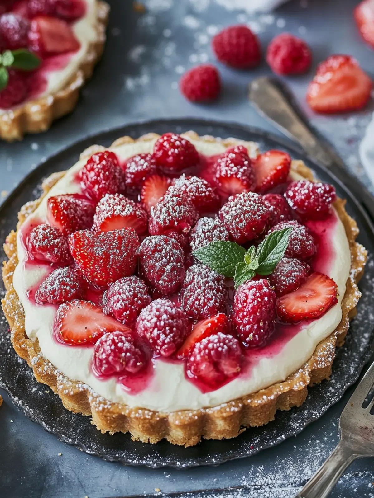 Erdbeertörtchen mit Vanillecreme: Der Sommergenuss für Dich 2 Erdbeertörtchen