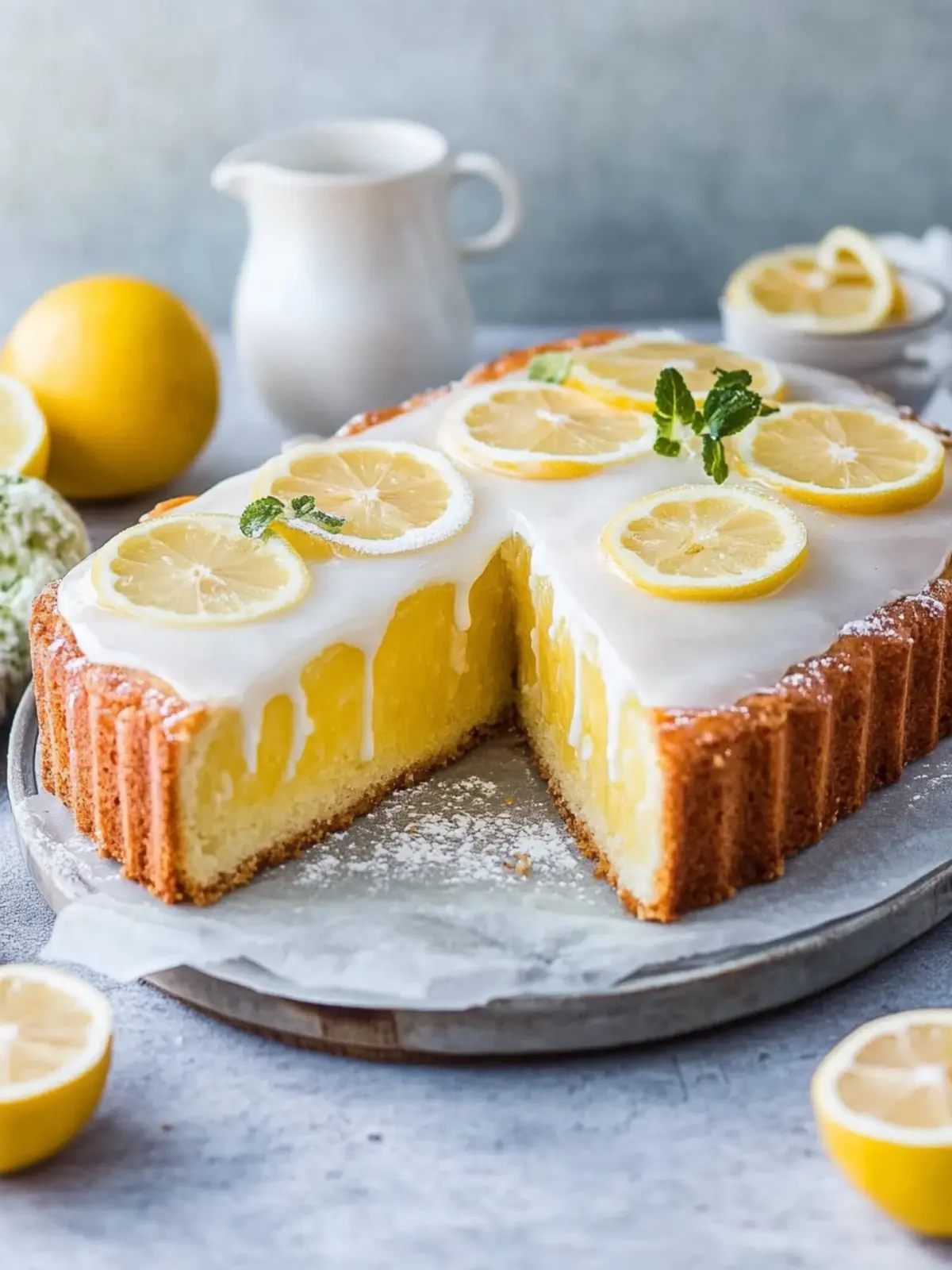 Saftiger Zitronenkuchen mit unwiderstehlicher Frische 3 Saftiger Zitronenkuchen