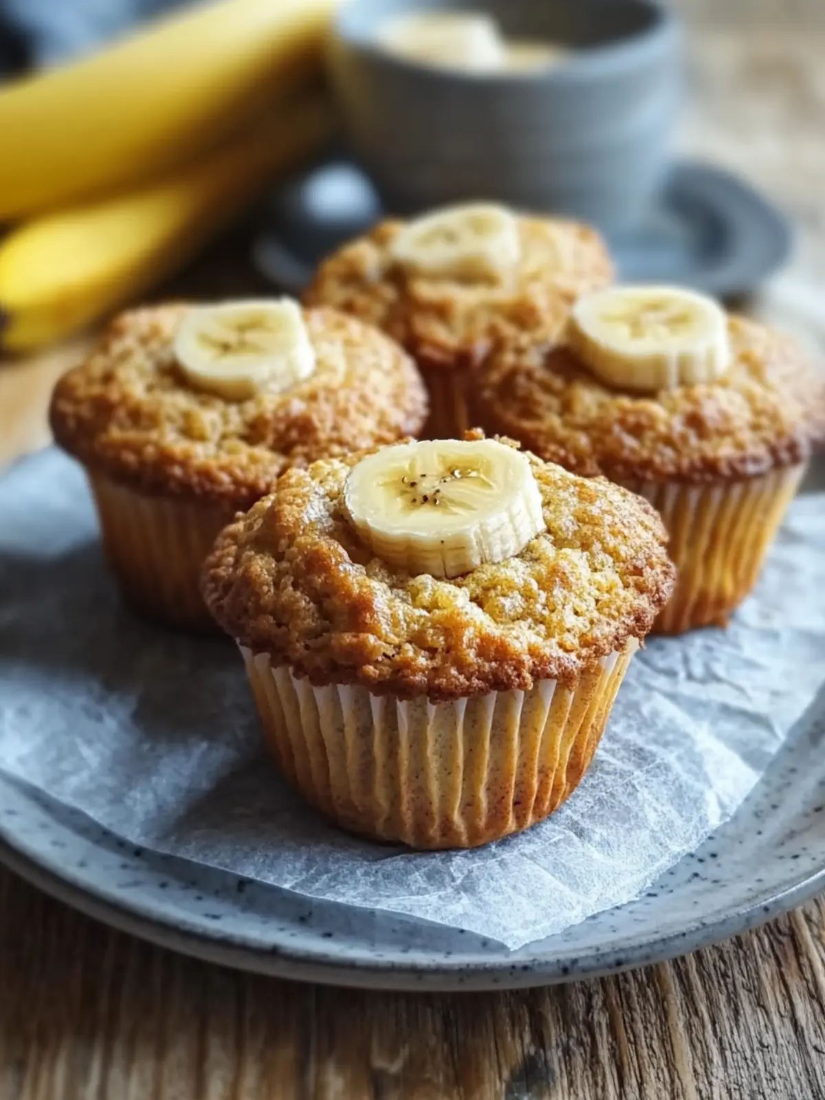 Saftige Bananen-Hafer-Muffins ohne Zucker in 30 Minuten backen 5 Perfekte Bananen-Hafer-Muffins ohne Zucker in 30 Minuten