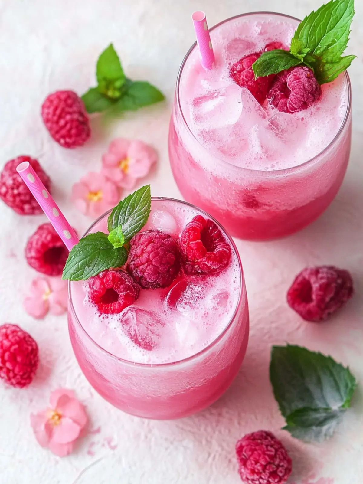 Pink Drink – das Trendgetränk mit Himbeeren für heiße Tage 5 Pink Drink – das Trendgetränk mit Himbeeren