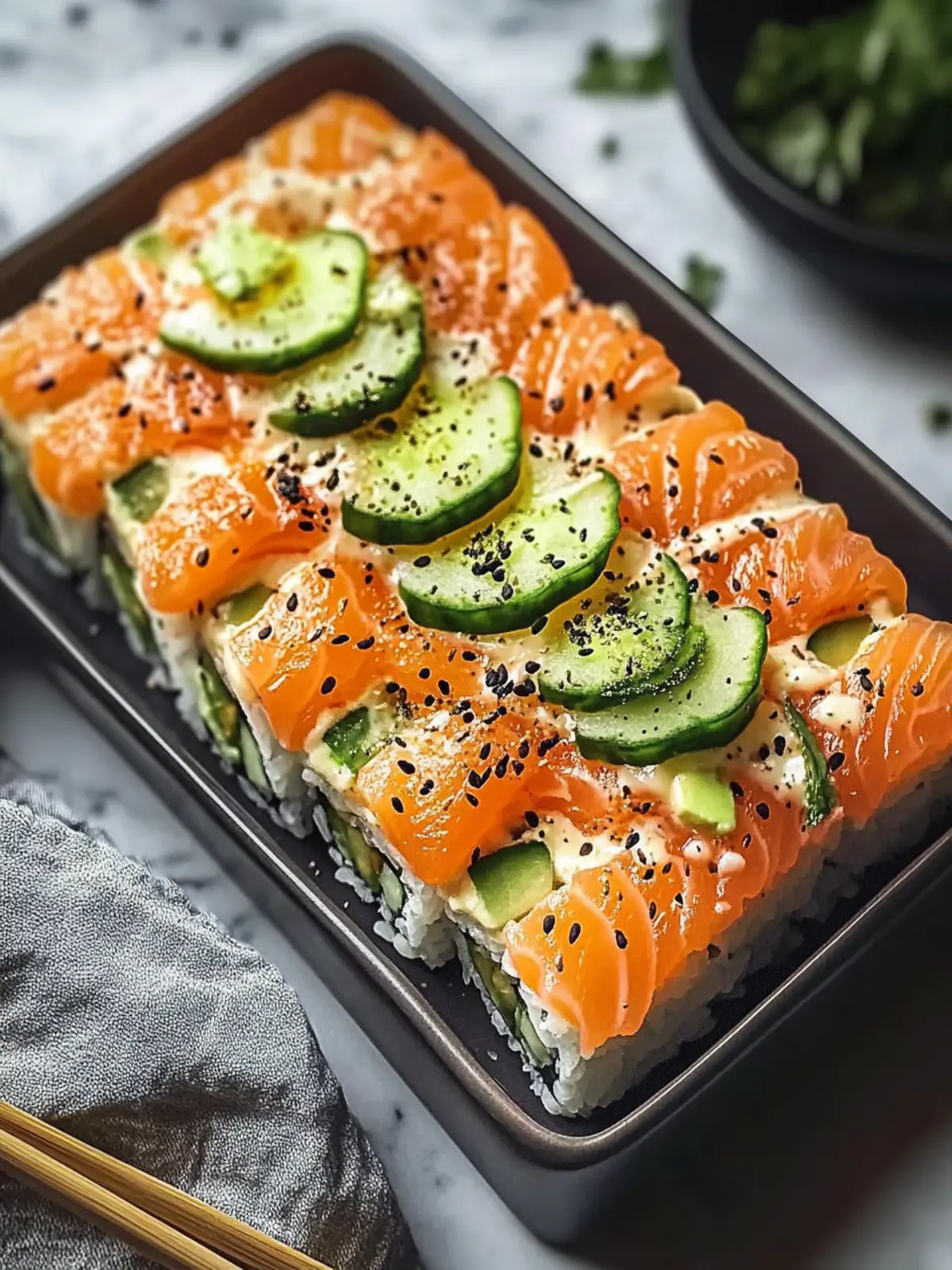 Sushi Auflauf Glück – Der cremige Hit für die Familie 3 Sushi Auflauf Glück
