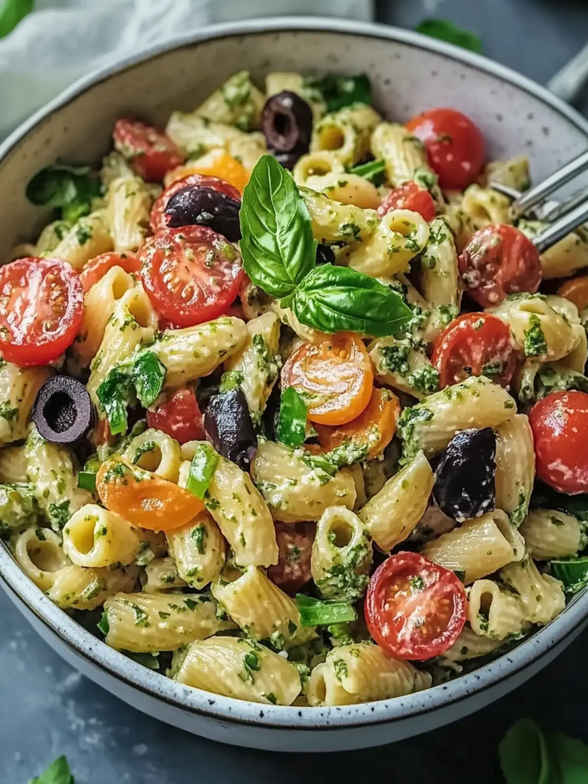 Einfache Hochprotein-Südwest-Pasta-Salat für jedes BBQ 3 Einfache Hochprotein-Südwest-Pasta-Salat
