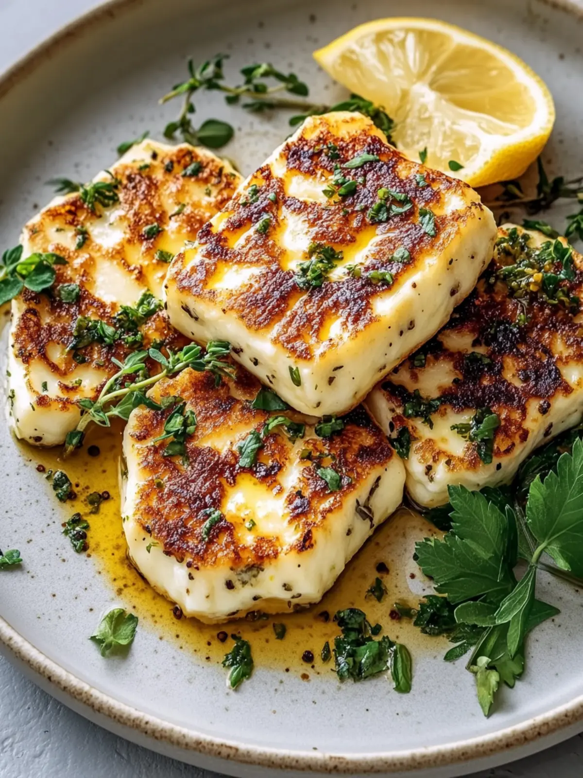 Halloumi mit Zitronen-Linsen: Schnelles & Gesundes Rezept 2 Halloumi mit Zitronen-Linsen