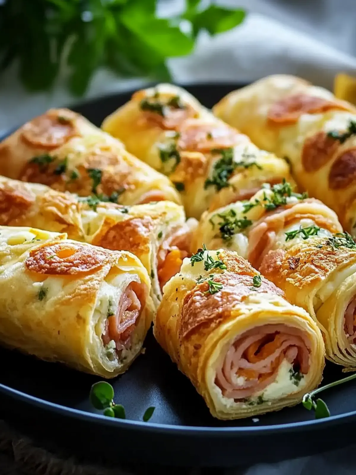 Frühstücksrollen mit Rührei, Käse und Speck – Ein Genuss für Alle 3 Breakfast rolls with scrambled eggs, cheese, and bacon