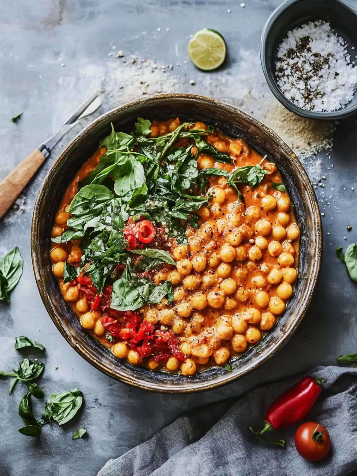 Kichererbseneintopf mit Harissa – Veganer Genuss in 30 Minuten 3 Kichererbseneintopf mit Harissa
