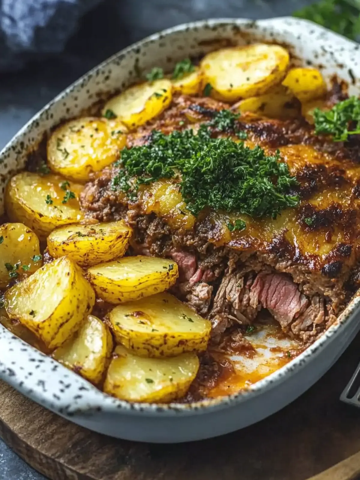 Herzhafter Kartoffel-Hackfleisch-Auflauf für warme Abende 4 Kartoffel-Hackfleisch-Auflauf