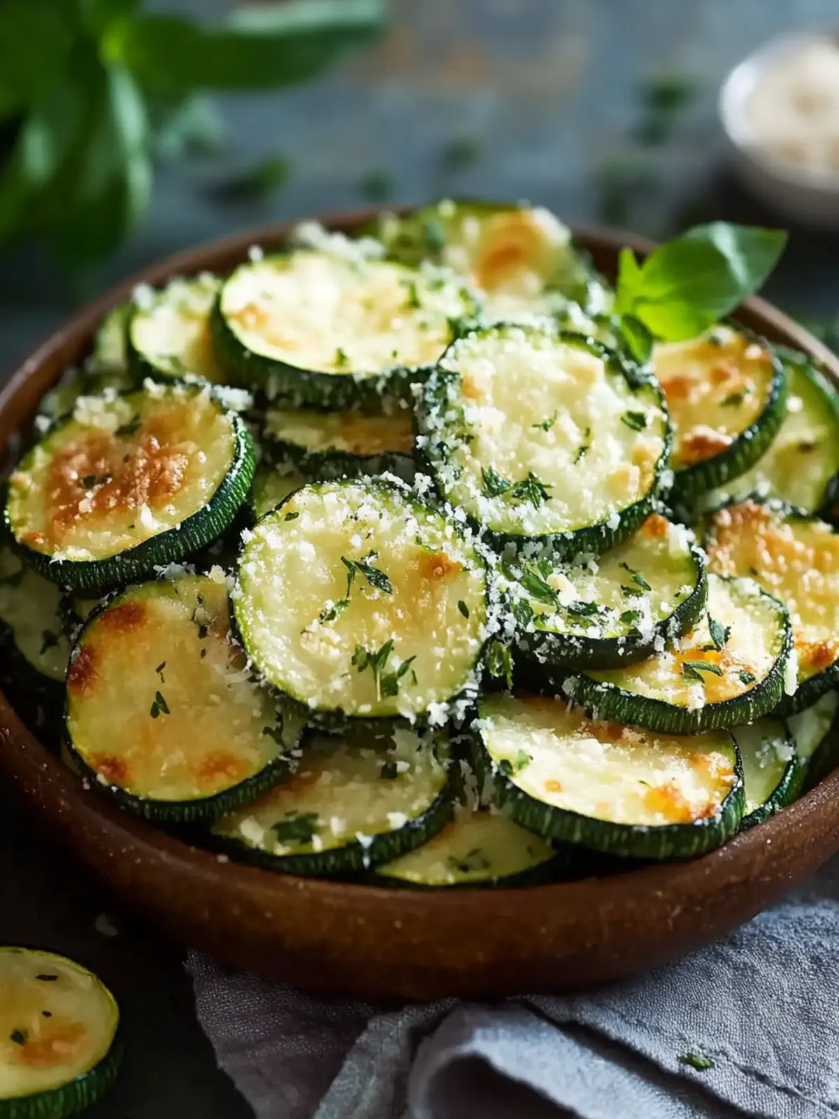 Krosse Parmesanpanierte Zucchinischeiben – Gesunder Snack Genuss 5 Krosse Parmesanpanierte Zucchinischeiben