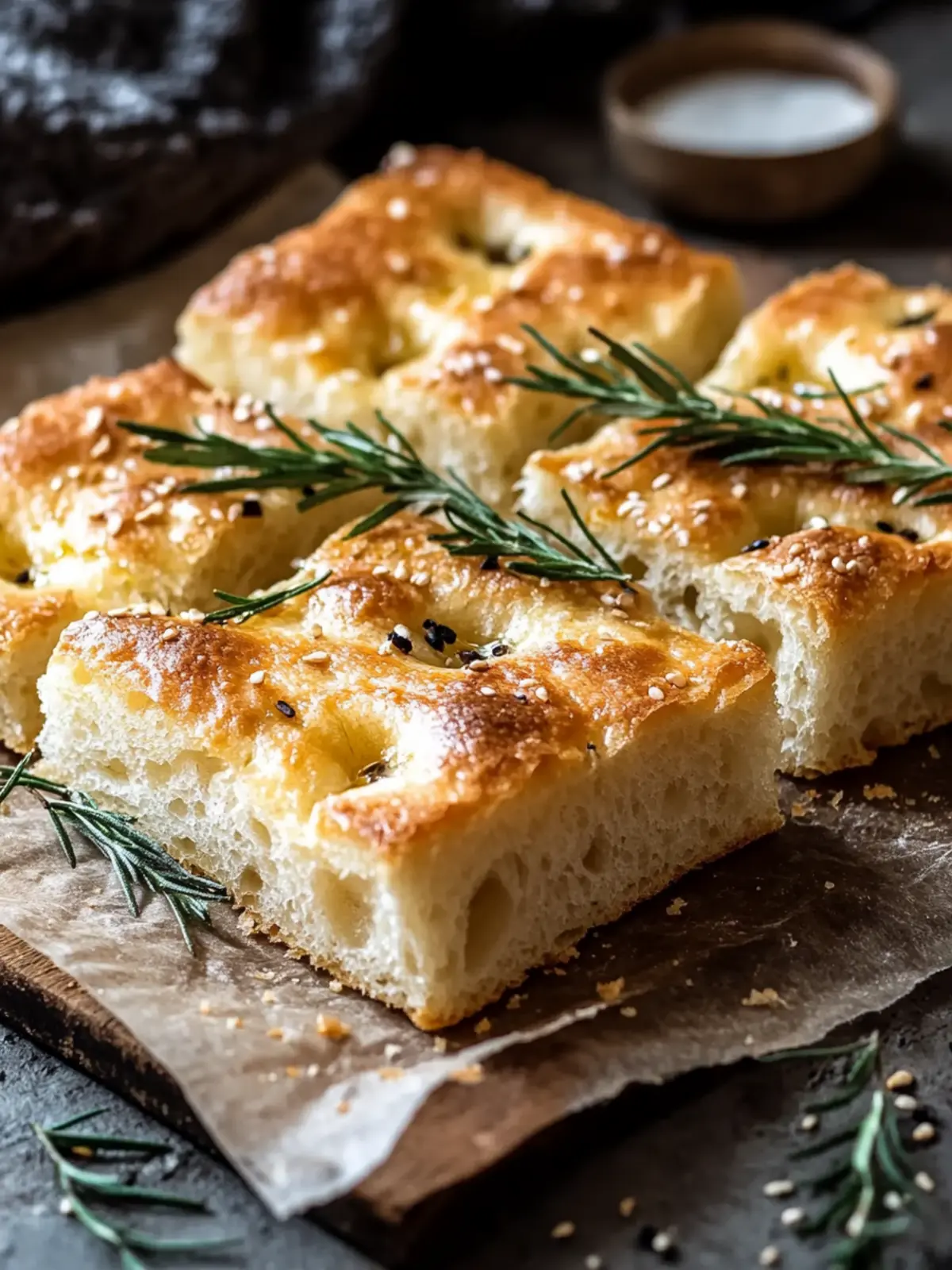 Glutenfreies Focaccia-Brot: Knusprig, aromatisch und einfach! 2 Glutenfreie Focaccia-Brot