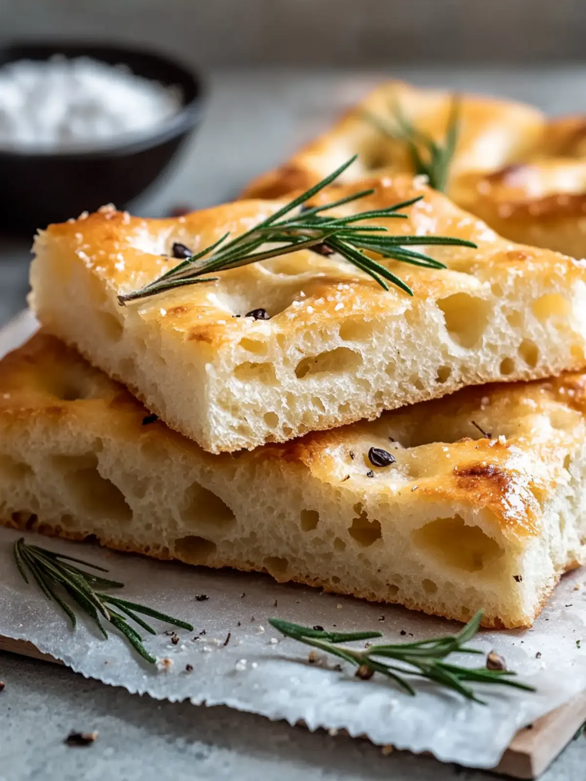 Glutenfreies Focaccia-Brot: Knusprig, aromatisch und einfach! 4 Glutenfreie Focaccia-Brot