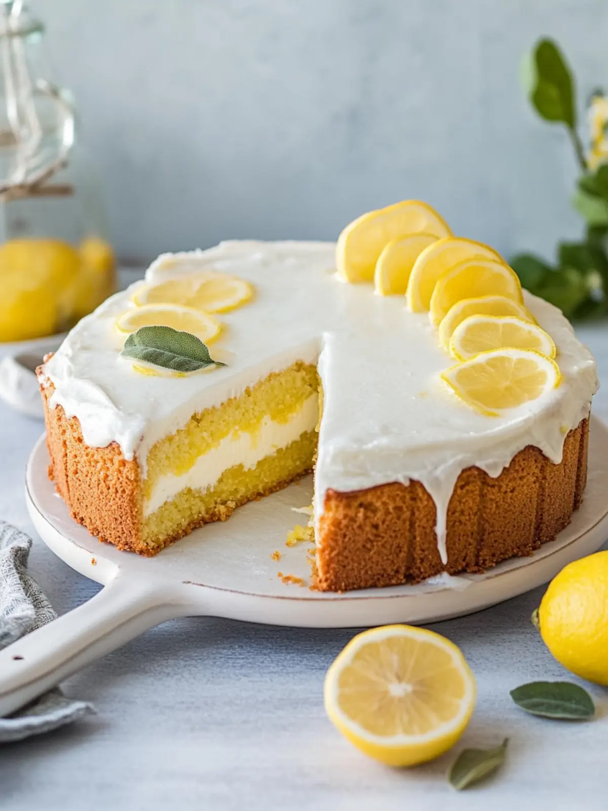 Saftiger Zitronenkuchen mit unwiderstehlicher Frische 4 Saftiger Zitronenkuchen