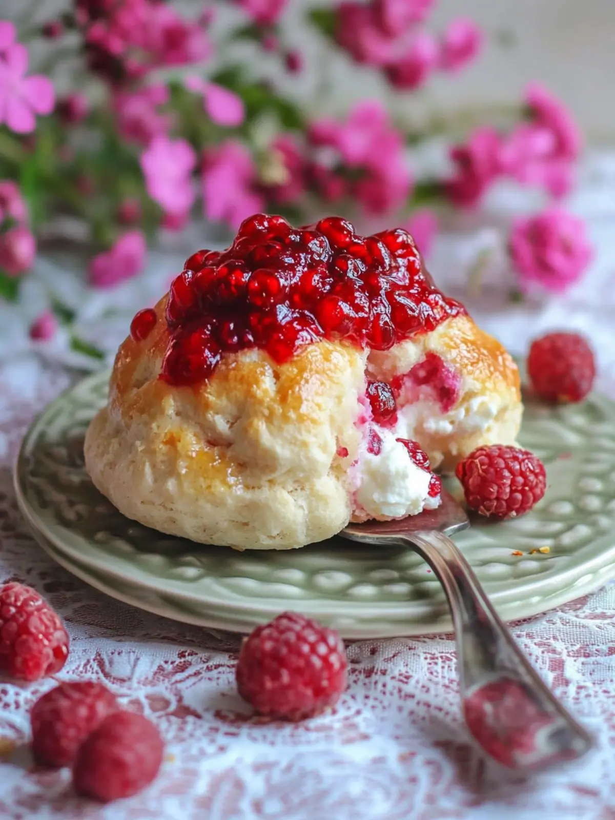 Schnelle Johannisbeeren-Quark-Brötchen für frische Genussmomente 2 Johannisbeeren-Quark-Brötchen