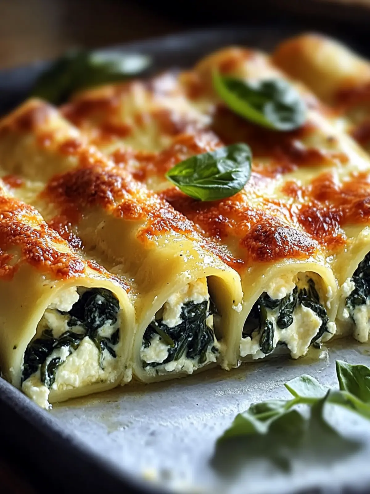 Gesunde Spinat Ricotta Cannelloni – Ein italienisches Comfortfood 4 Spinat Ricotta Cannelloni