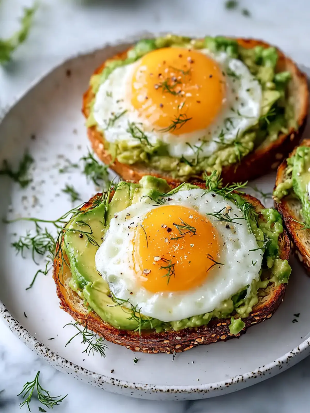Knusprige Avocado-Ei-Toast und Hashbrown-Tassen für den Kickstart 2 Avocado-Ei-Toast und Hashbrown-Tassen