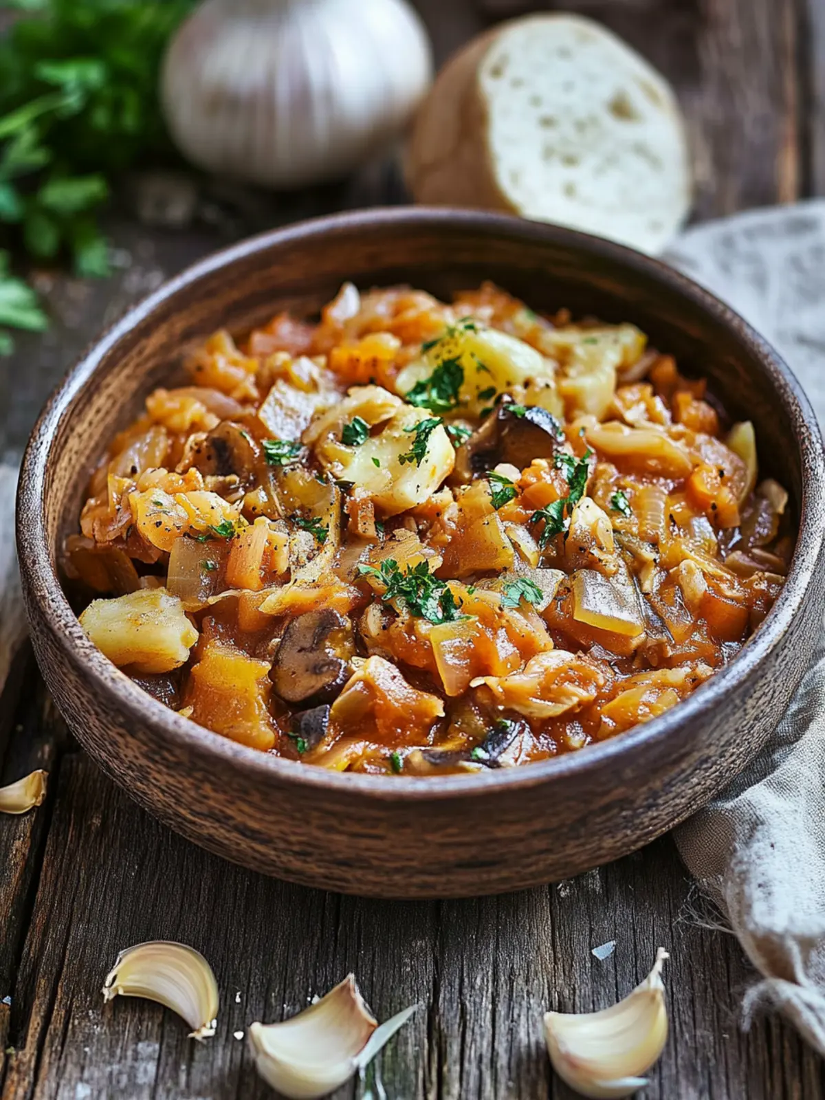 Herzhafter Vegetarischer Bigos mit Räuchertofu für alle 🍽️ 5 Vegetarischer Bigos