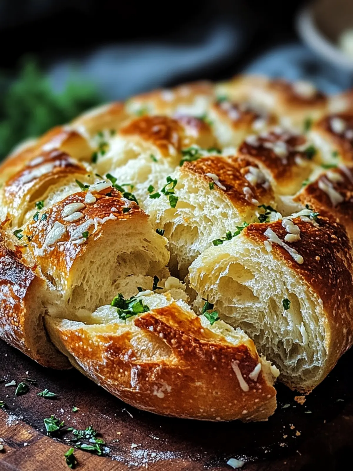 Knoblauch Parmesan Zupfbrot Rezept: Einfach unwiderstehlich lecker 3 Knoblauch Parmesan Zupfbrot Rezept