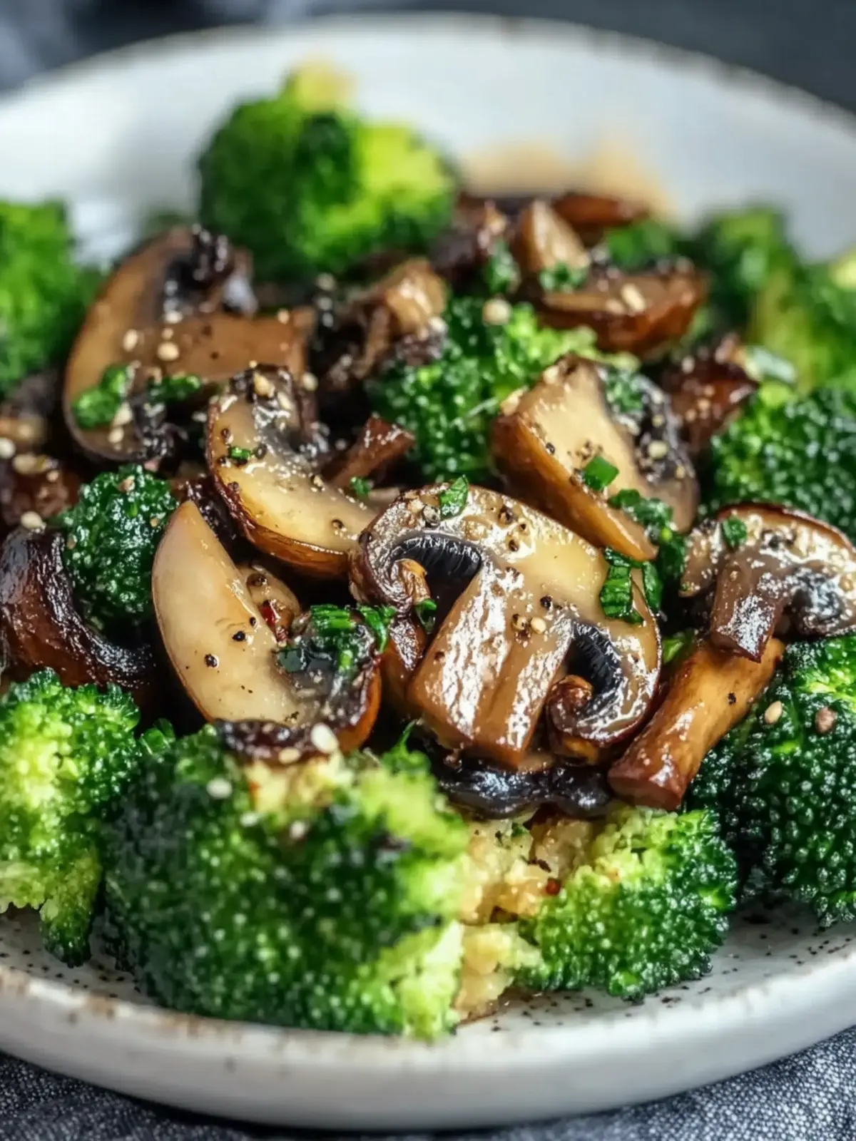 Air Fryer Brokkoli mit Champignons – Gesund und Schnell Genießen 5 Air Fryer Brokkoli mit Champignons