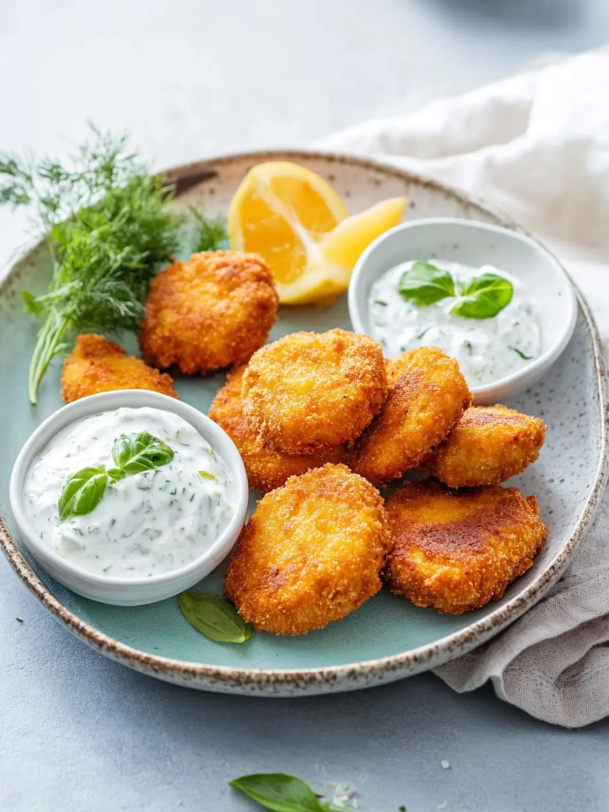 Kohlrabi Frikadellen mit Kräuterquark Dip: Gesund & Lecker 5 Kohlrabi Frikadellen mit Kräuterquark Dip