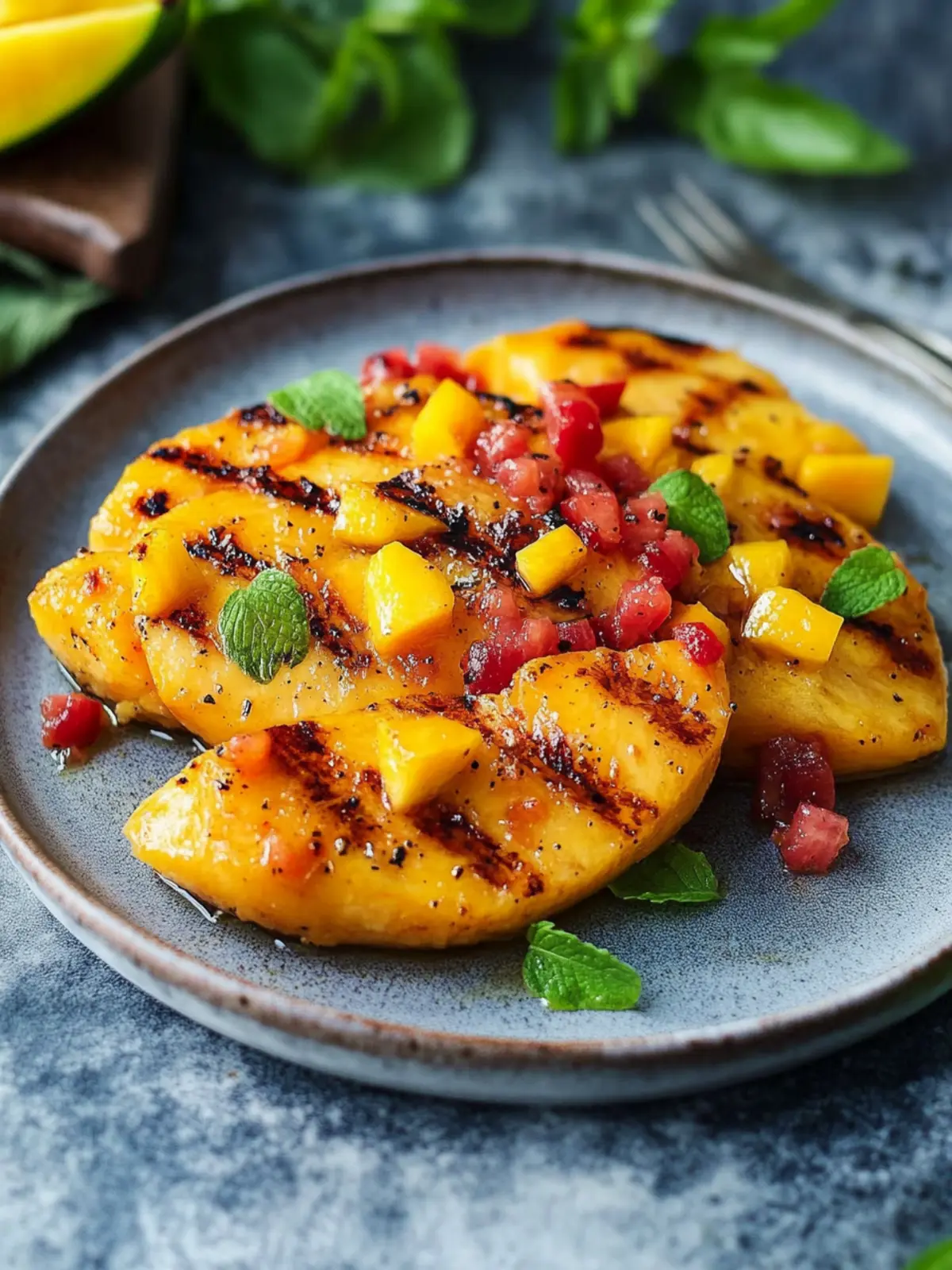 Einfache Mango Gegrillte Hähnchen für den perfekten Grillabend 3 Einfache Mango Gegrillte Hähnchen