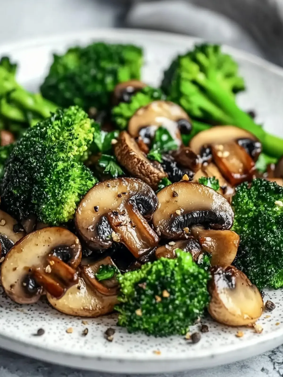 Air Fryer Brokkoli mit Champignons – Gesund und Schnell Genießen 3 Air Fryer Brokkoli mit Champignons