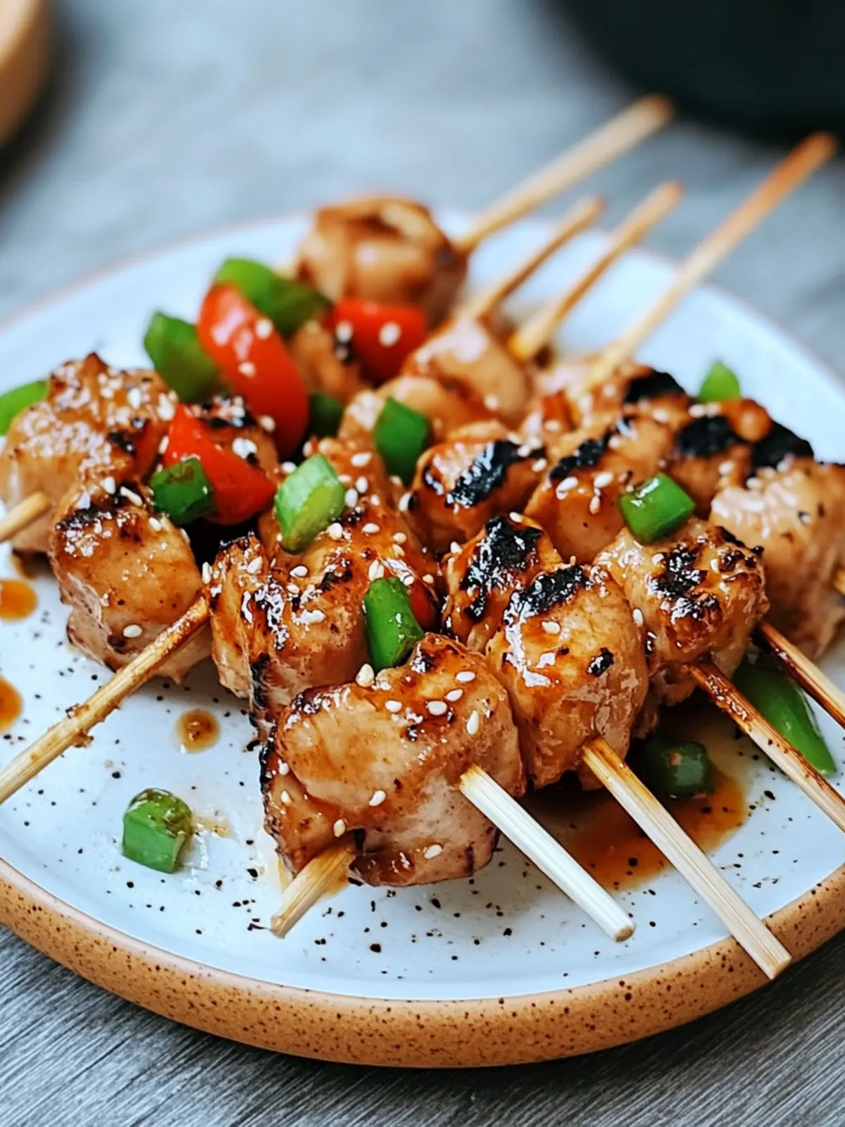 Gegrillte Hähnchen-Yakitori-Spieße – So einfach und lecker! 5 Gegrillte Hähnchen-Yakitori-Spieße