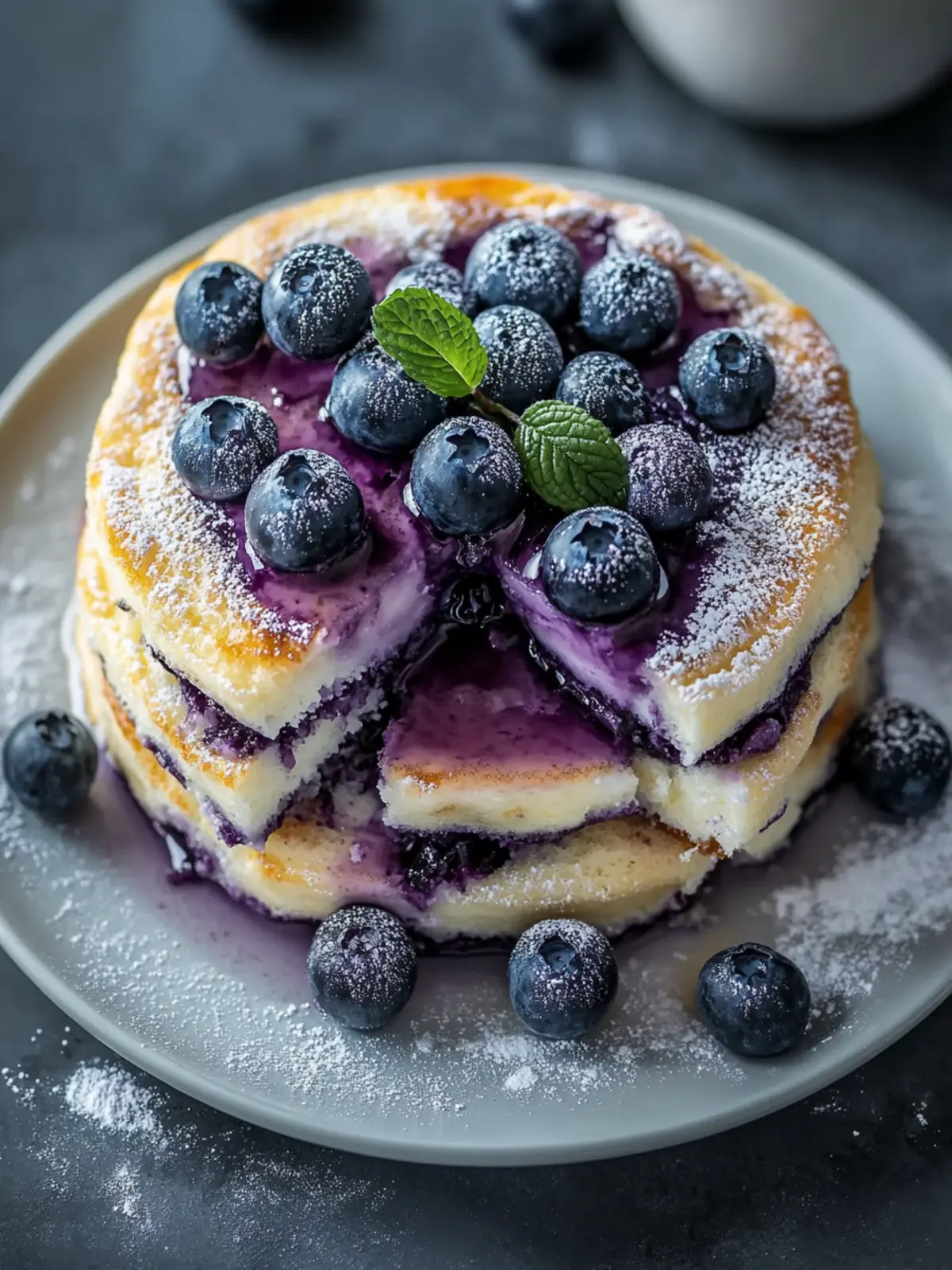 Die besten Blaubeer Frühstückspfannkuchen für fröhliche Morgen 2 Die besten Blaubeer Frühstückspfannkuchen