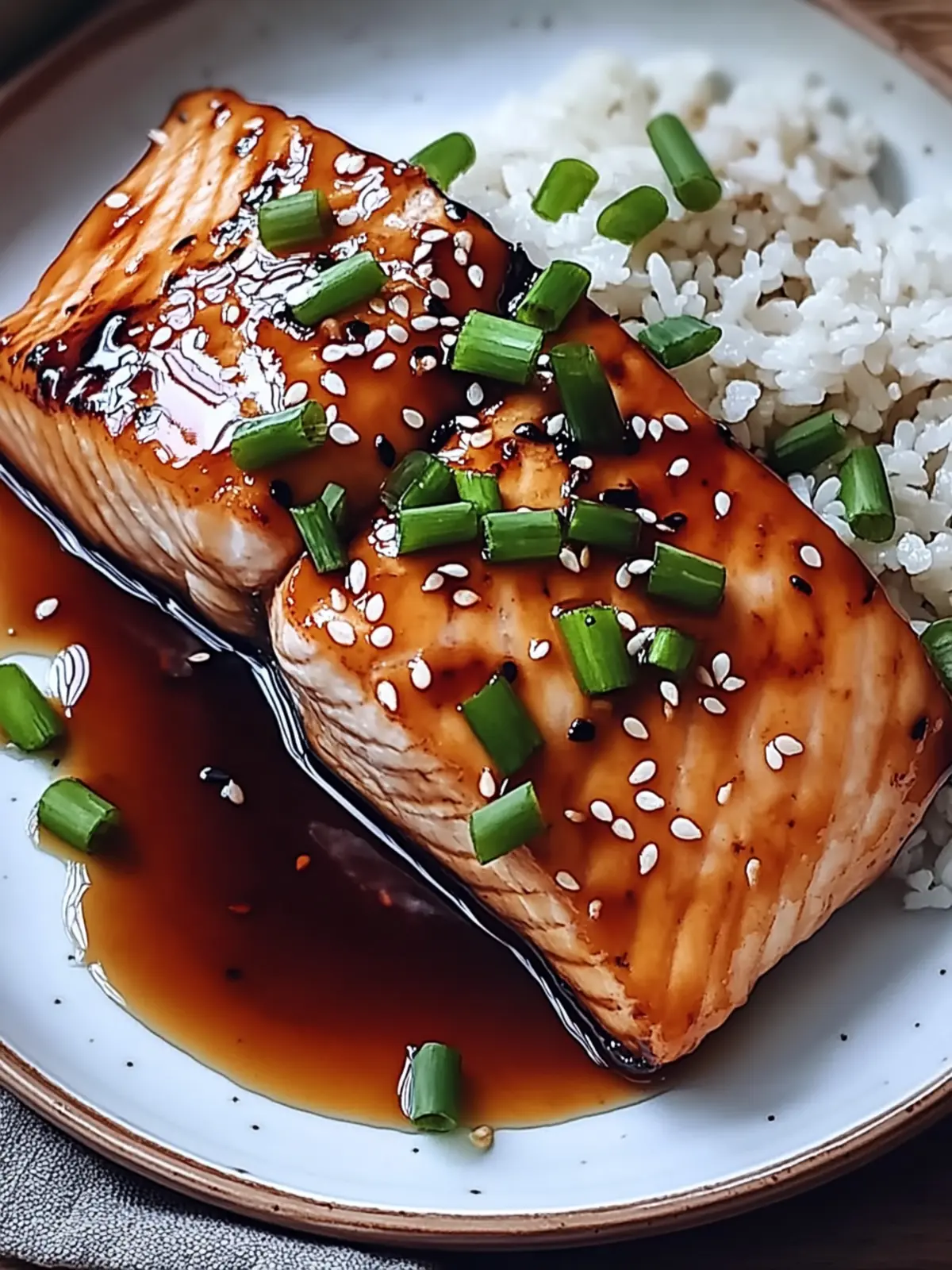 Leckere Teriyaki-Lachs aus dem Ofen: Schnell und gesund! 4 Teriyaki-Lachs aus dem Ofen