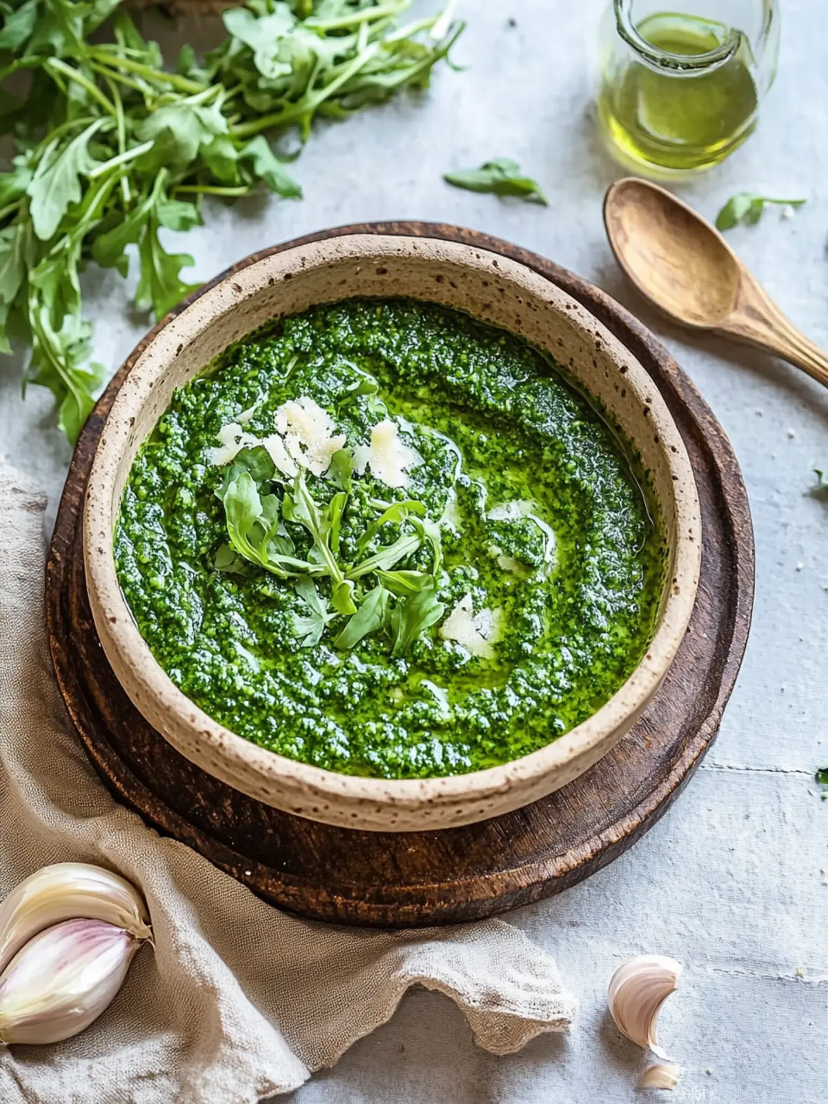 Rucola-Pesto: Schnell, einfach und voller Geschmack 4 Rucola-Pesto
