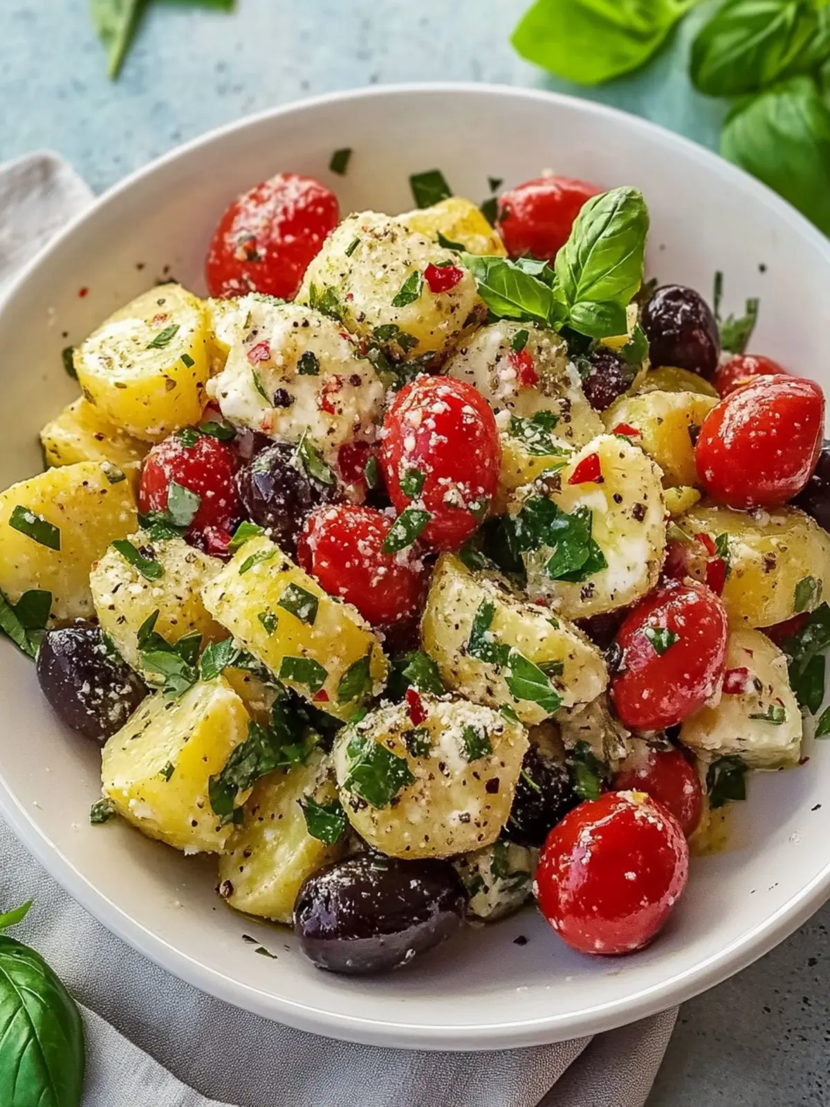 Schneller Mediterraner Kartoffelsalat für frische Genussmomente 2 Schneller Mediterraner Kartoffelsalat