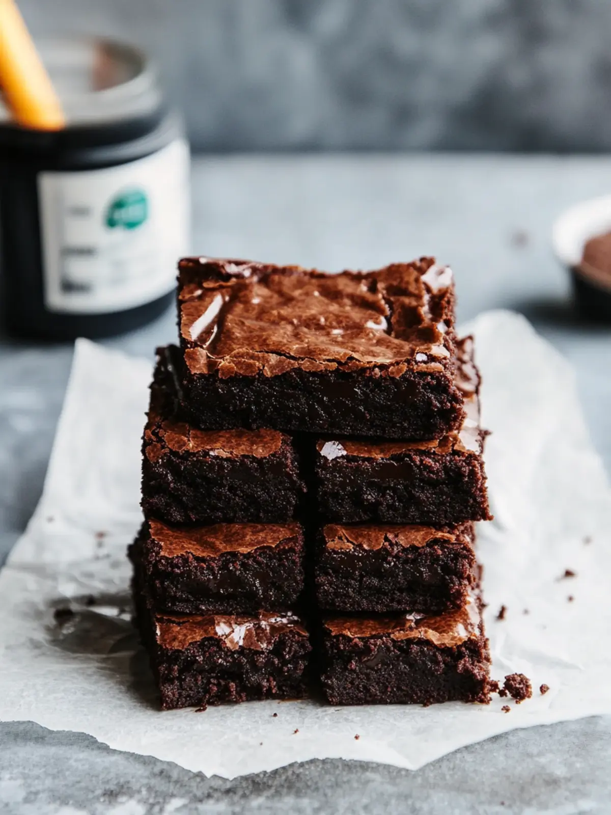 Schokoladige vegane Brownies: Fudgy Genuss ohne Reue 4 Schokoladige vegane Brownies