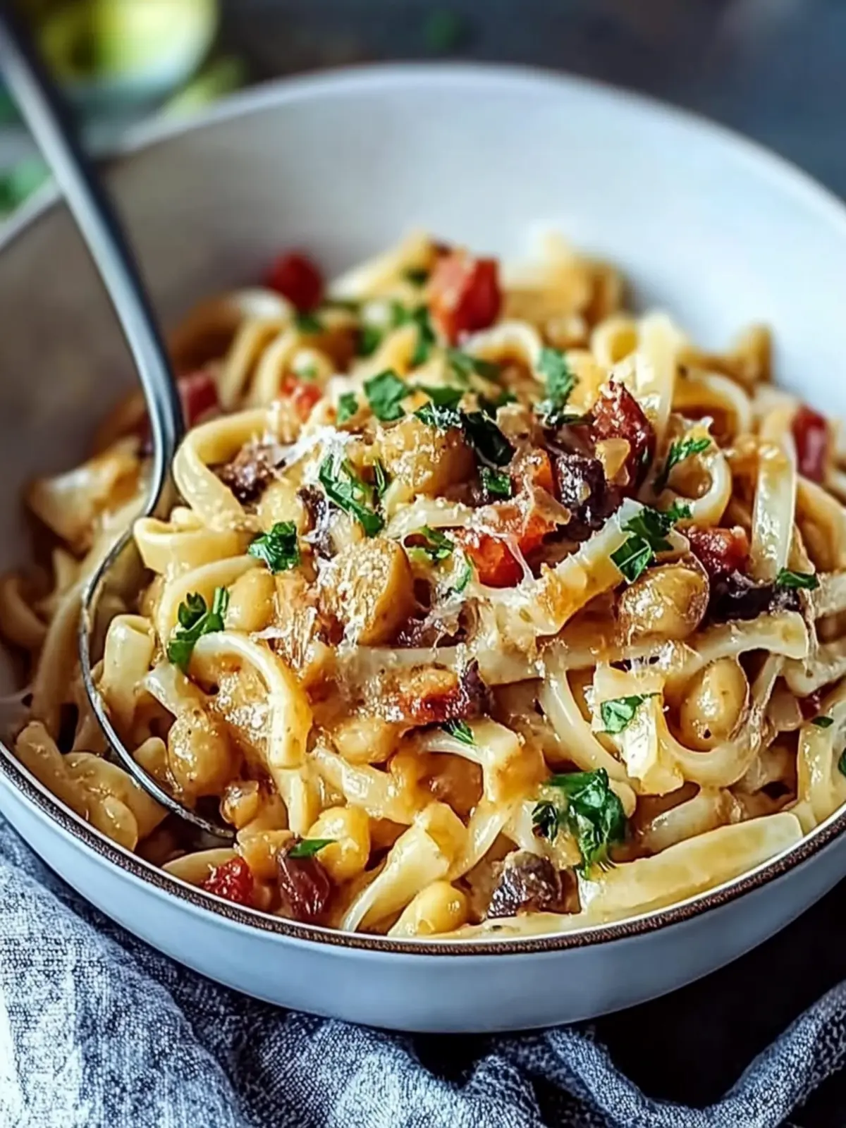 One-Pot-Pasta mit Linsen – Schnelle, köstliche vegane Mahlzeit 4 One-Pot-Pasta mit Linsen