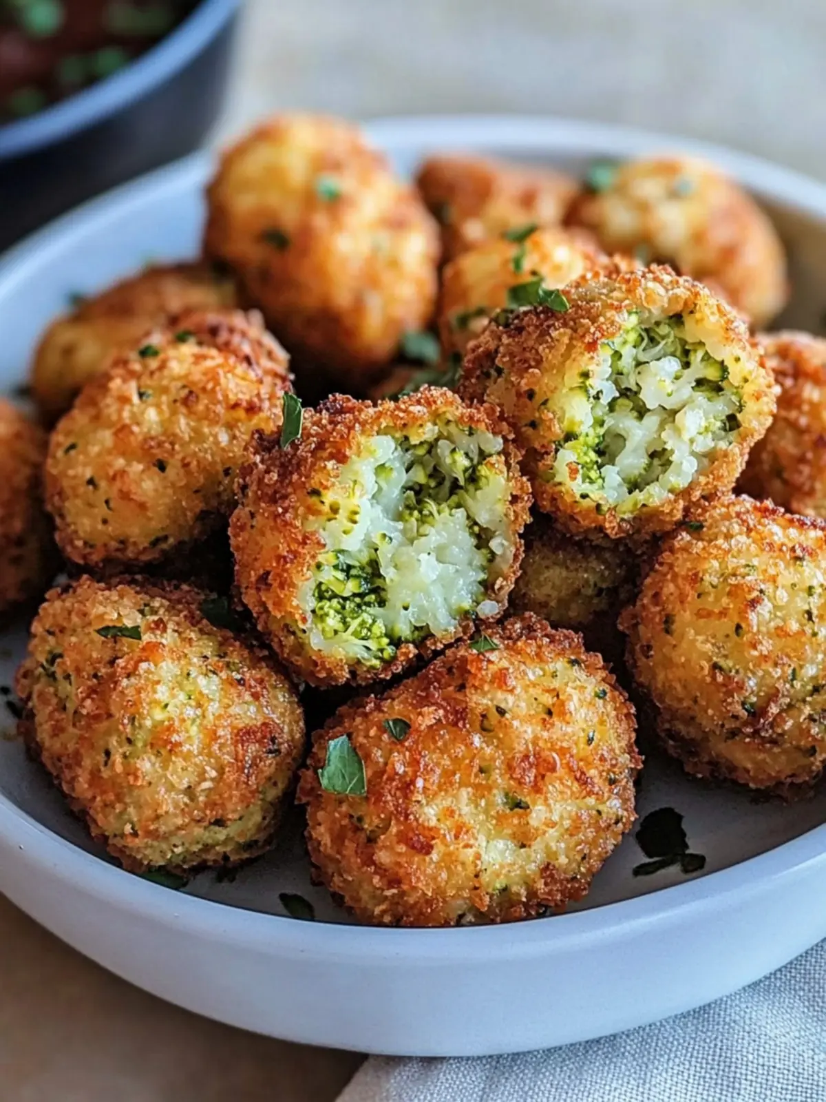 Crispy Vegetarian Broccoli Nuggets aus der Airfryer – Gesund & Lecker 3 Crispy Vegetarian Broccoli Nuggets from the Airfryer