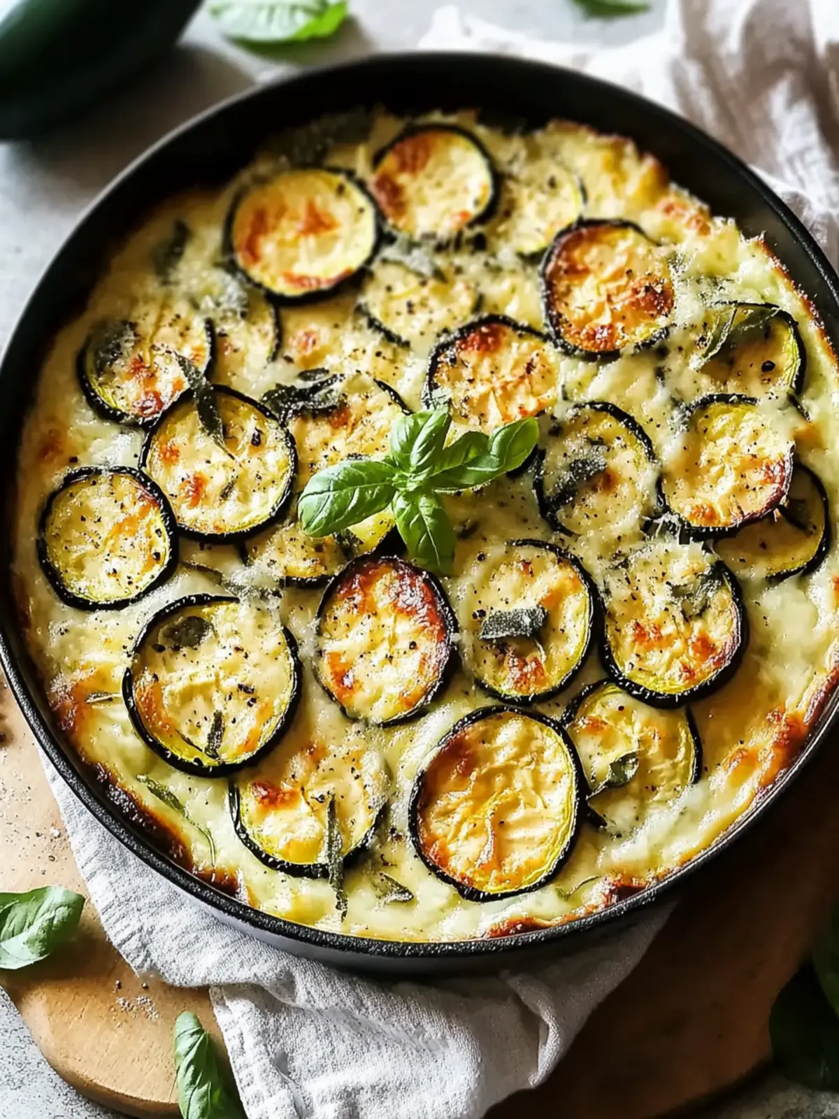 Köstlicher Auberginen-Zucchini-Käse-Auflauf für die Seele 4 Auberginen-Zucchini-Käse-Auflauf