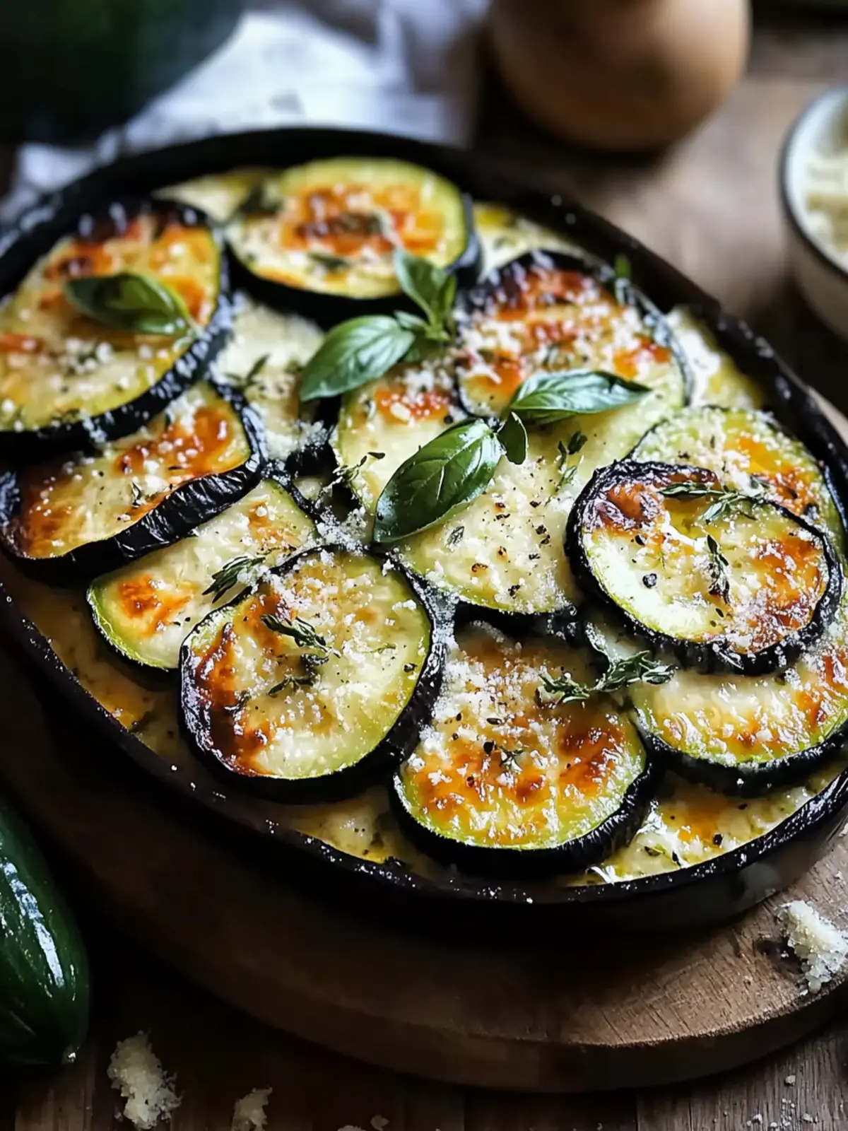 Köstlicher Auberginen-Zucchini-Käse-Auflauf für die Seele 3 Auberginen-Zucchini-Käse-Auflauf